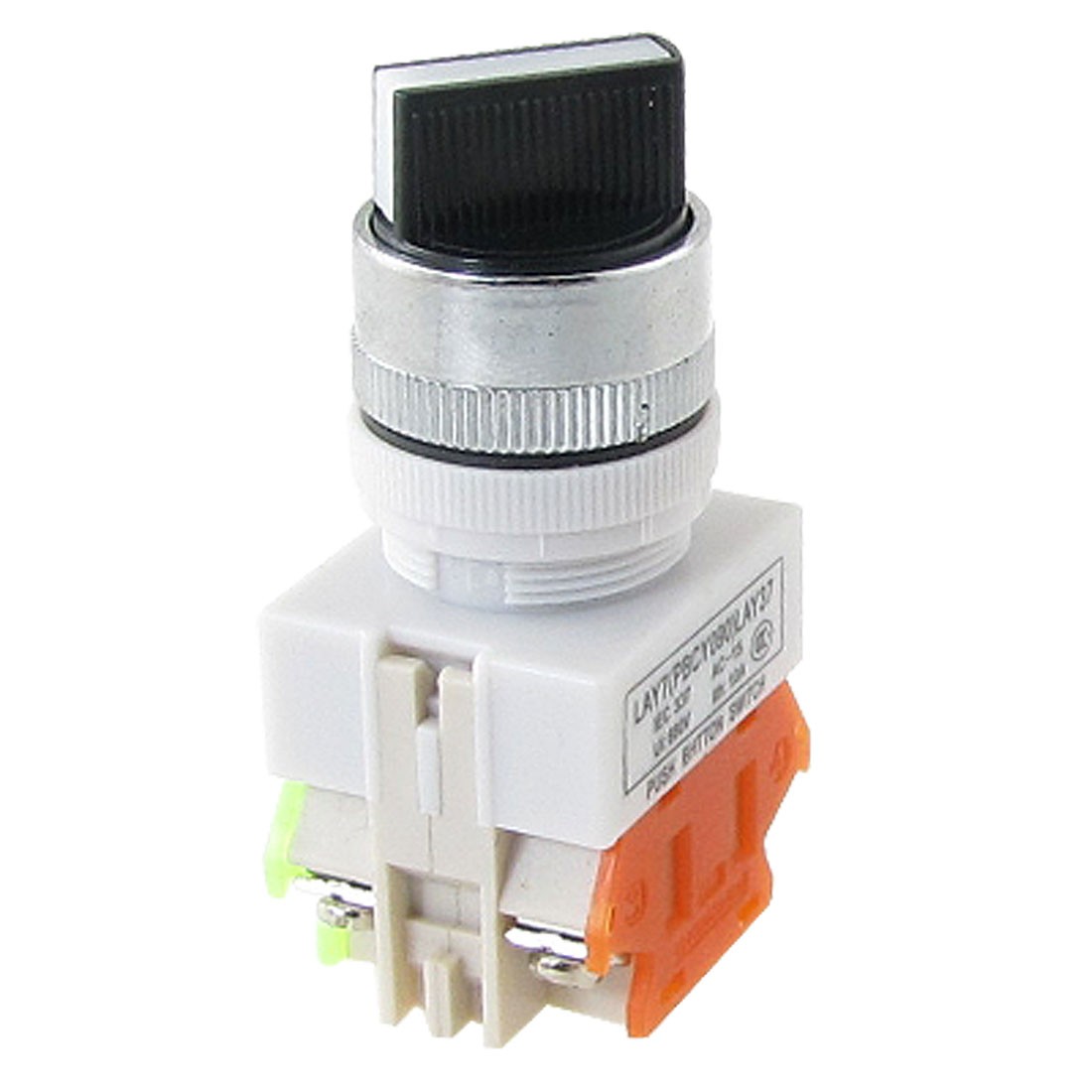 Industrial Panel Mounting 4 Terminals 2 Position Rotary Switch