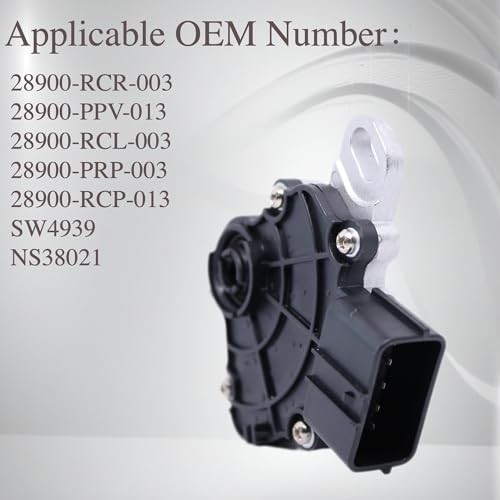 Neutral Safety Switch Compatible with 2003-2012 Accord 2006-2015 Civic 2007