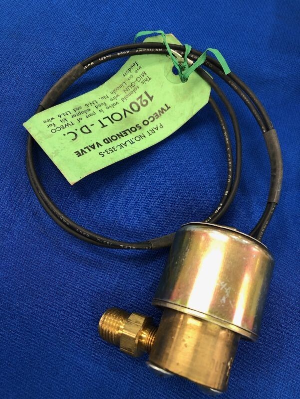 Tweco TLAK7-353-S OEM Gas Solenoid 115 Volt 2641-2357  CGA-022 Version 2