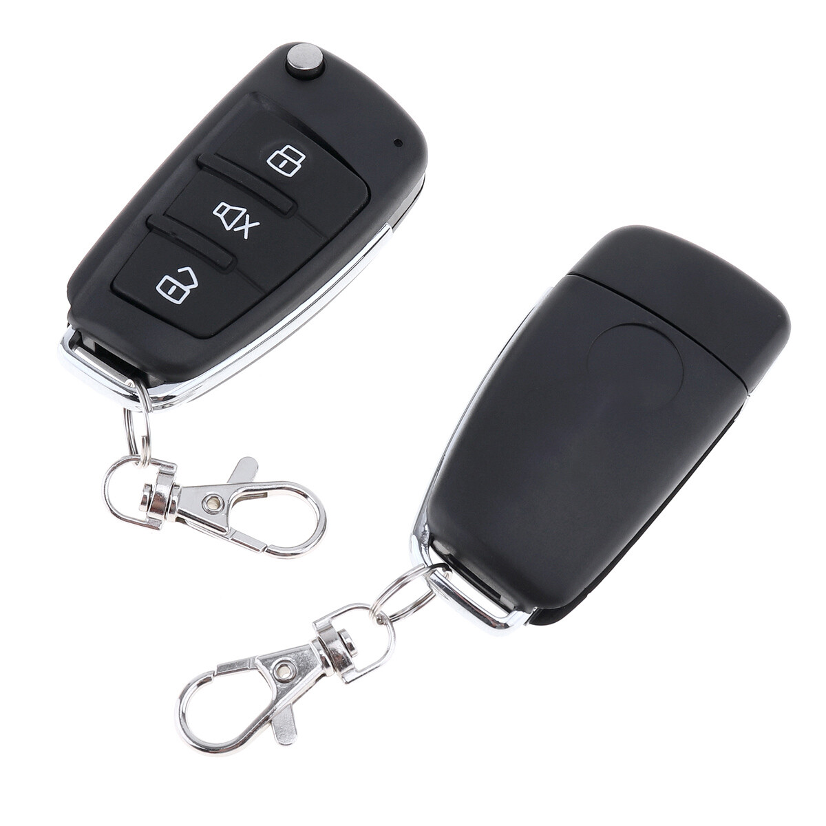 Universal Auto Car Alarm Security System 12V Keyless Entry Engine Start With Key