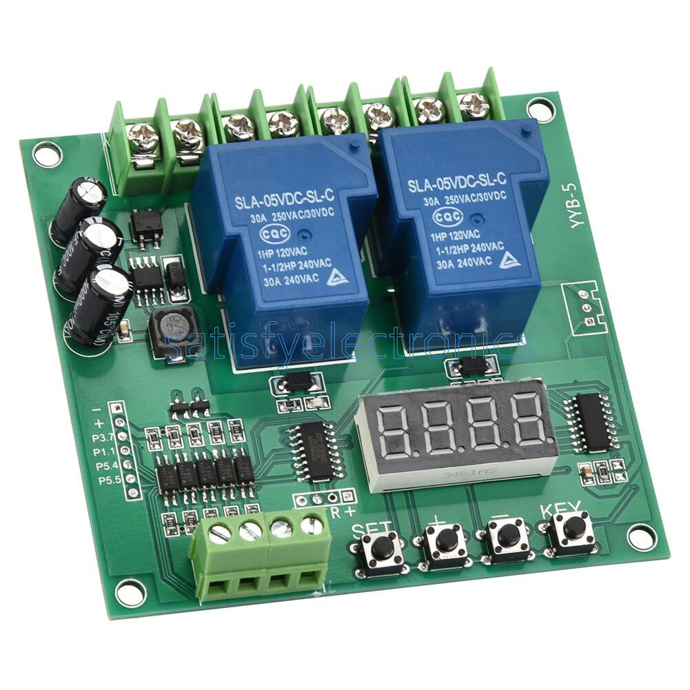 Reverse / Forward Motor Controller 12V 24V Two Relay Delay Timing Cycle Module