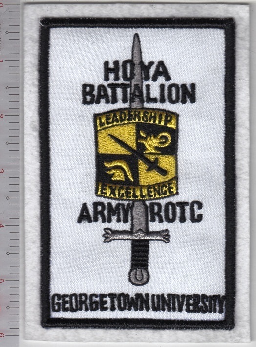 ROTC Washington DC Georgetown University Reserve Officer Training Corp NO TARIFF