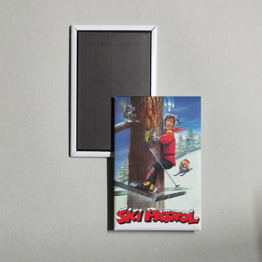 Ski Patrol Mini Movie Poster Fridge Locker Magnet