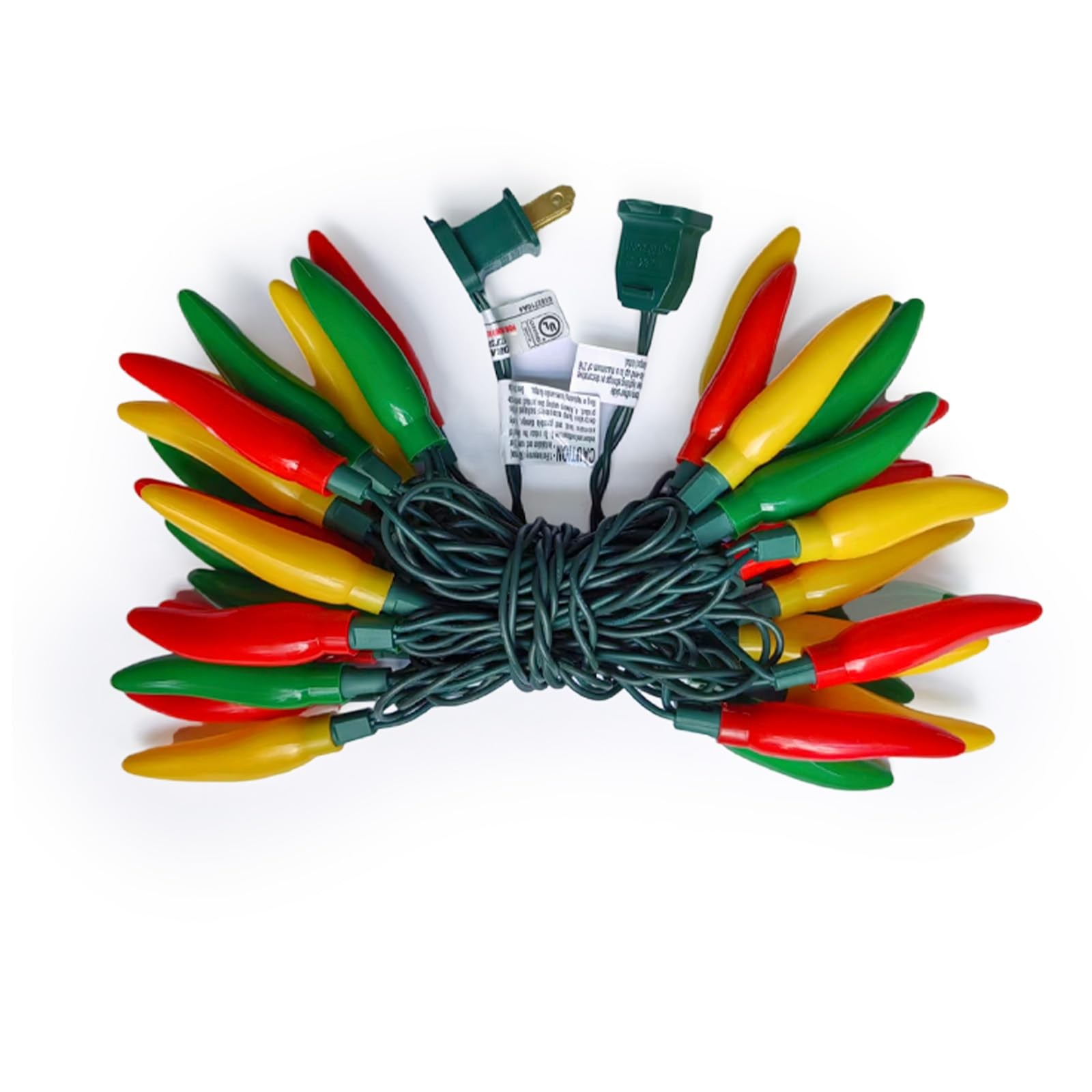 13.6FT Chili Pepper String Lights,Energy-Efficient LED Indoor/Outdoor Decorative