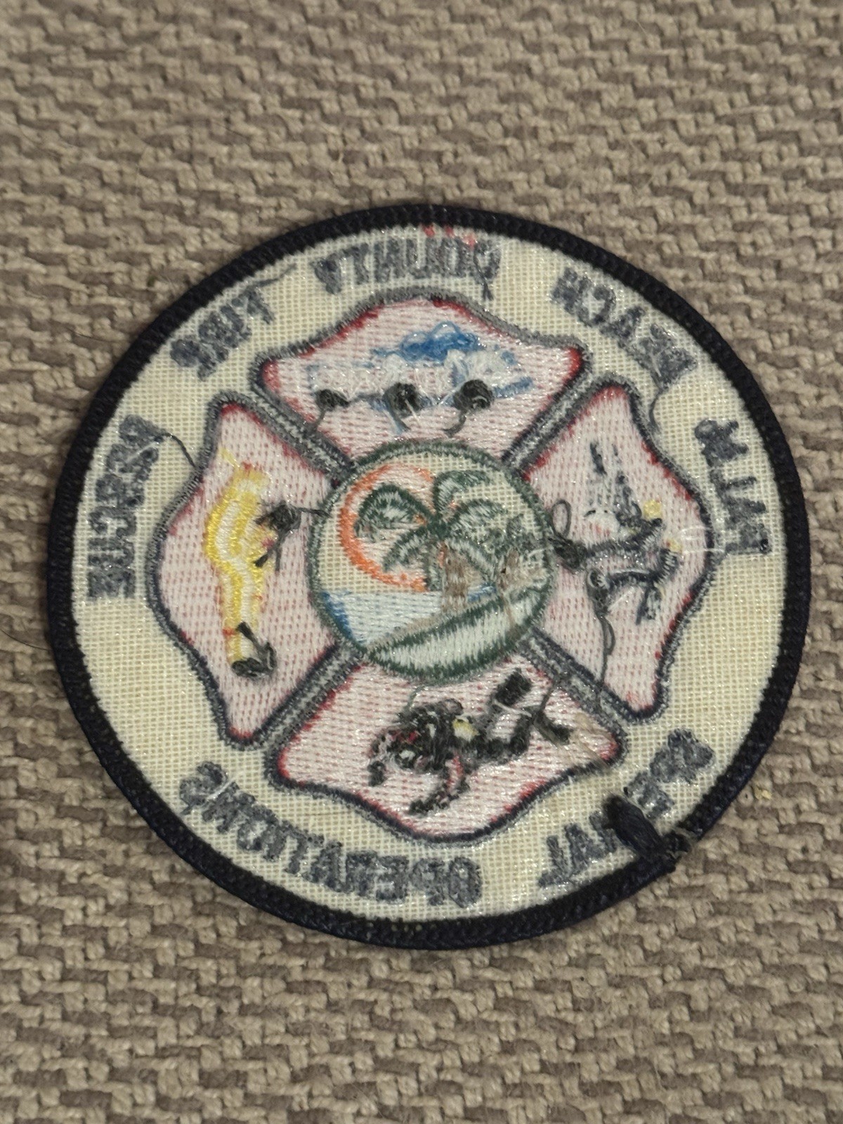 Palm Beach County Florida Fire Rescue “Special Operations” 3.5” Cloth Patch