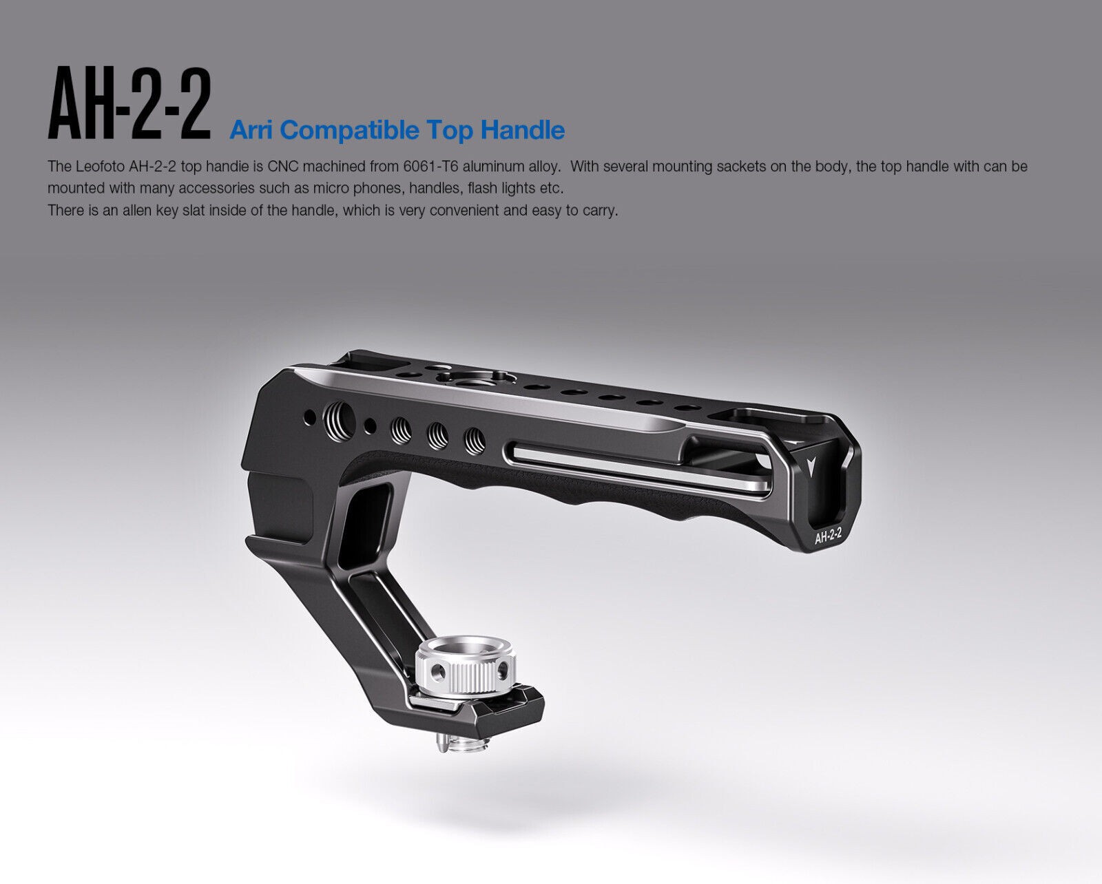 Leofoto AH-2-2 ARRI Locating Top Handle ARRI