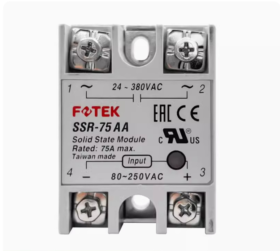 1PC New FOTEK Solid-state relay SSR-75AA #LL