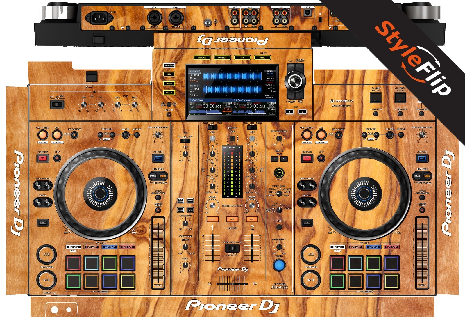 Pioneer XDJ-RX2 Skin | Wood #6 | Protective Decal | StyleFlip Skins