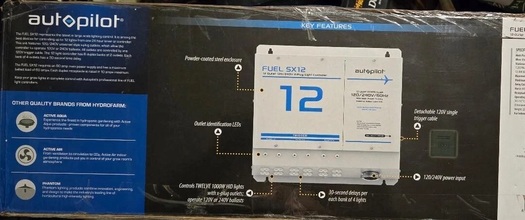 Autopilot APT0122 FUEL ST12 12 Outlet 240V Light Controller with Single Trigger