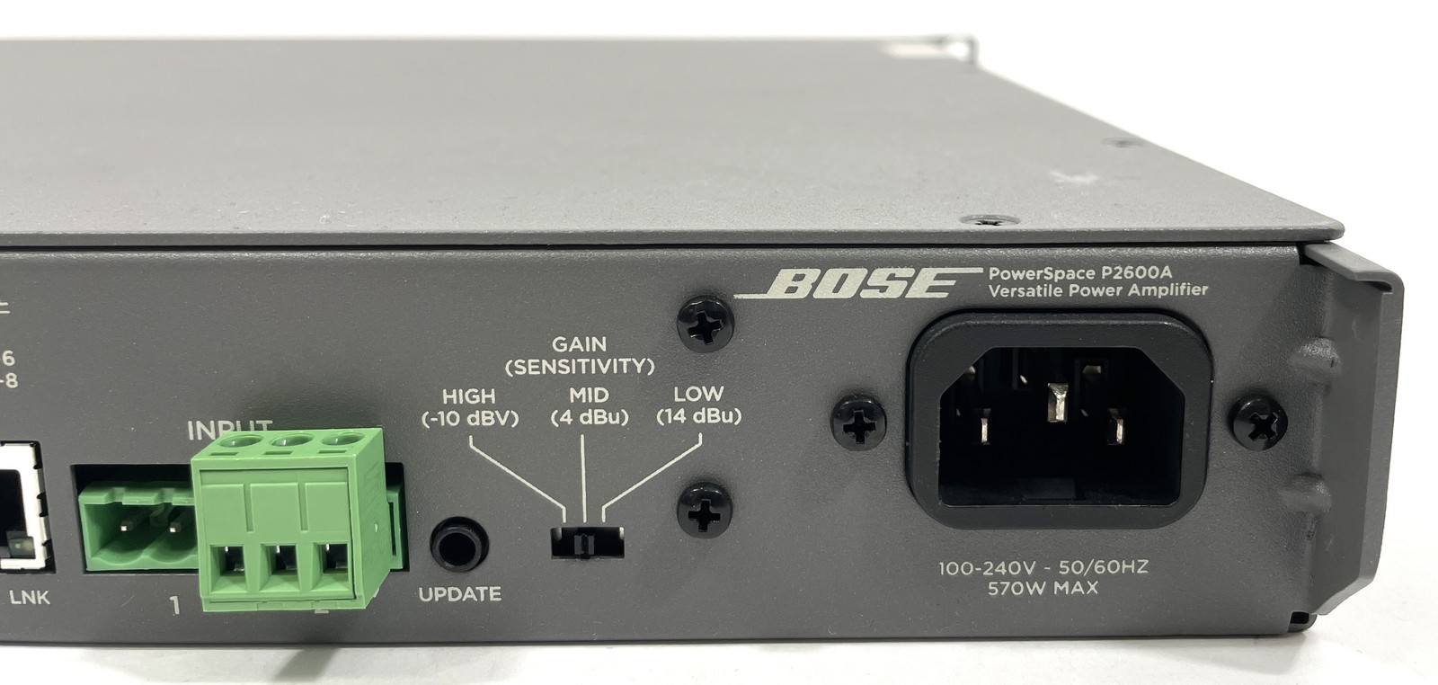 Bose PowerSpace P2600A 2-Channel 600W Versatile Power Amplifier