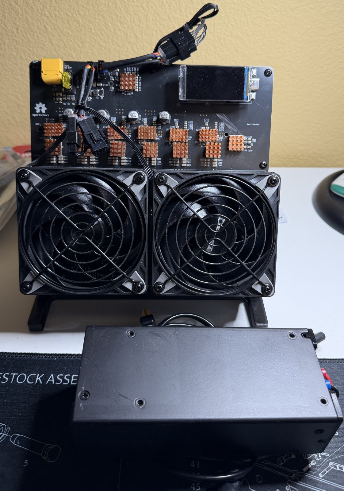 NerdOctaxe Rev 3.1 12TH/s ASIC Bitcoin/SHA-256 Miner - Mint Condition