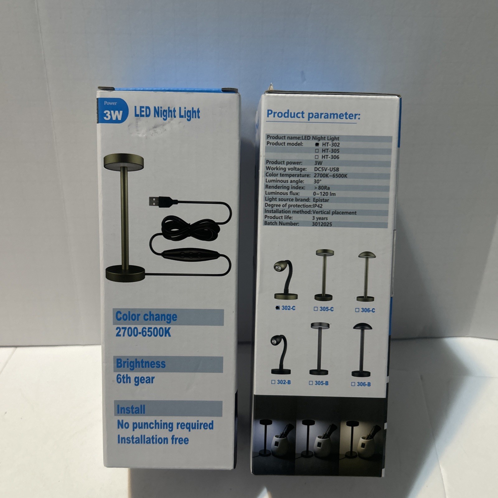 LED Nightlight By Power 3W Color Change Model 302 – C Set Of 2
