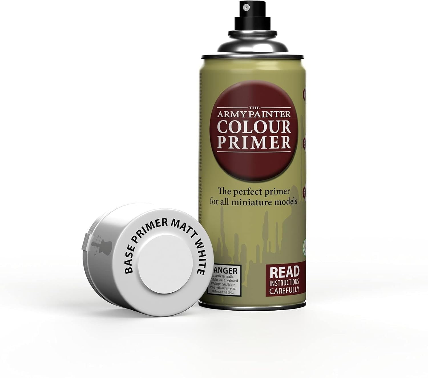 The Army Painter Color Primer, Matt White, 400ml, 13.5oz - Acrylic Spray