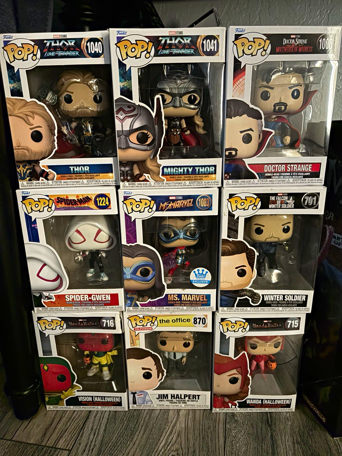 Funko Pop! Marvel 8-Pack Mixed Lot Vinyl Figures Exclusive Unopened