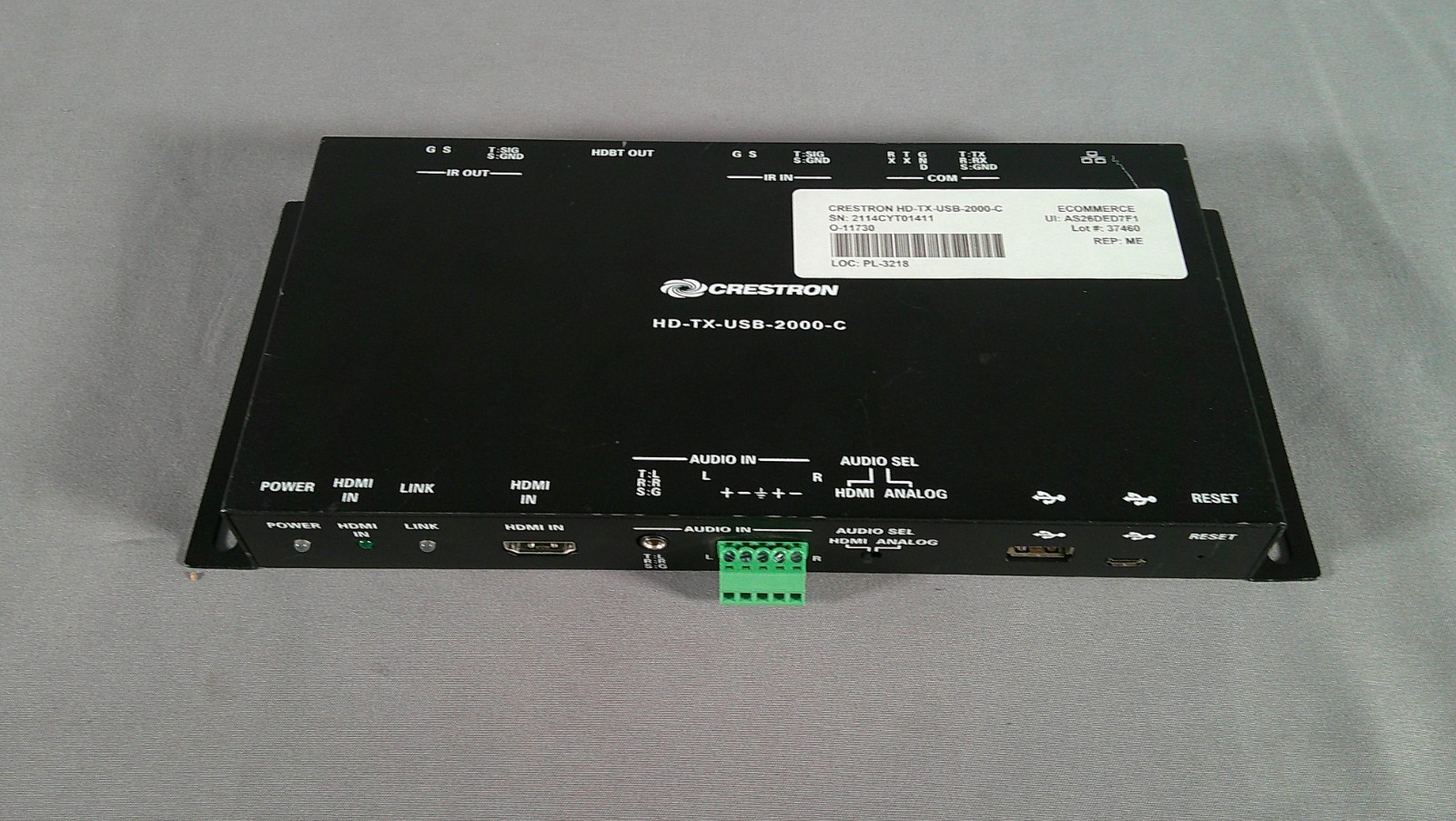 CRESTRON HD-TX-USB-2000-C HDMI USB Transmitter ** USED **