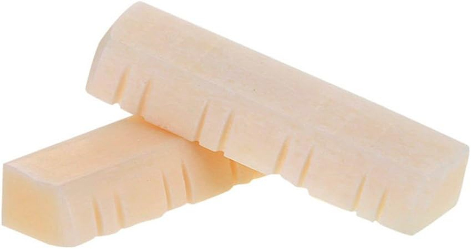 3Pcs Mandolin Bone Nut, String Nut for 8 String Mandolin Instrument Replacement