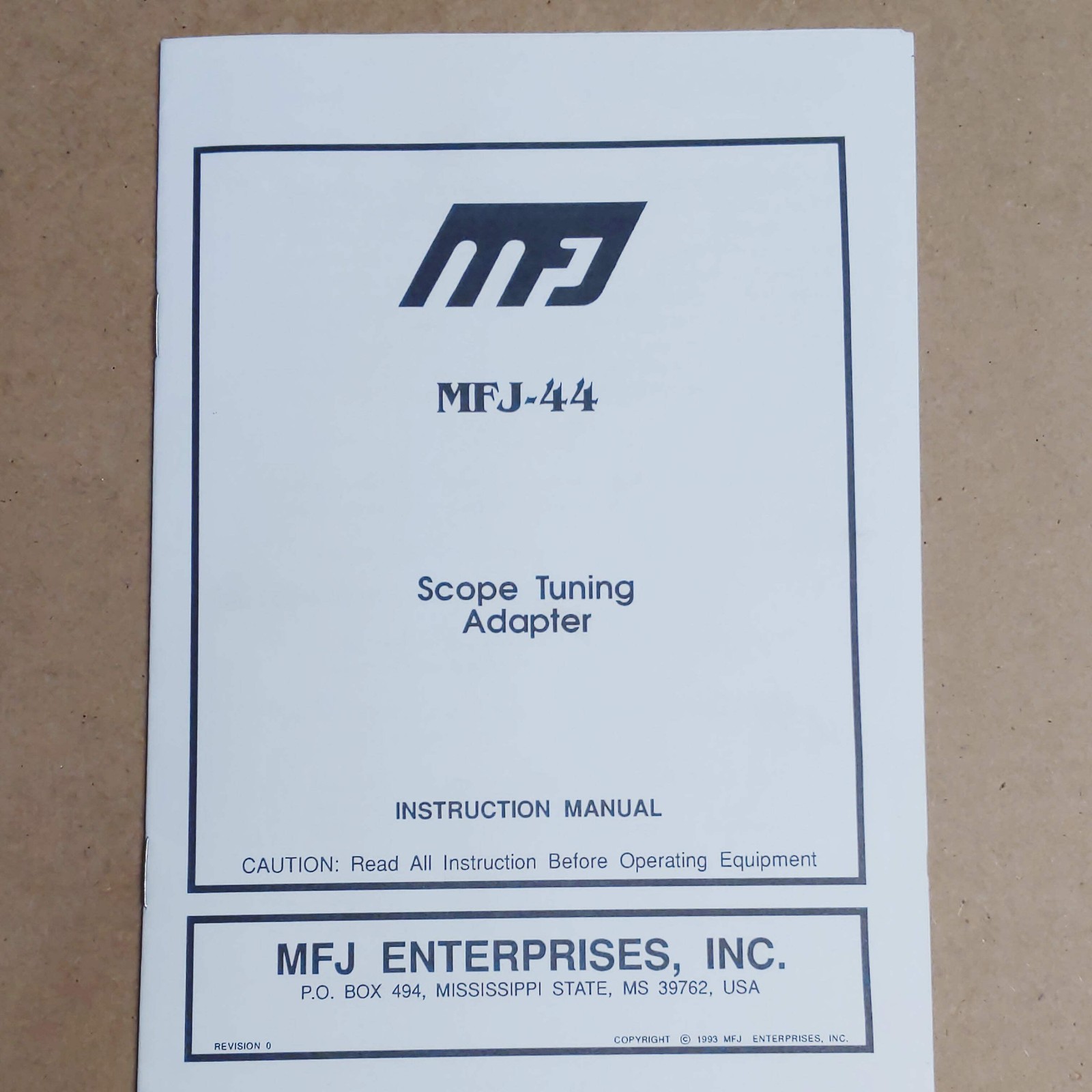 MFJ-44 Slope Tuning Adapter