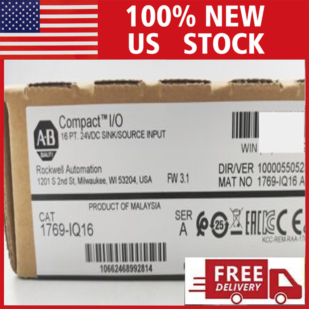 AB1769-IQ16 COMPACTLOGIX 16 PT 24VDC D/I MODULE LED US Stock PLC US