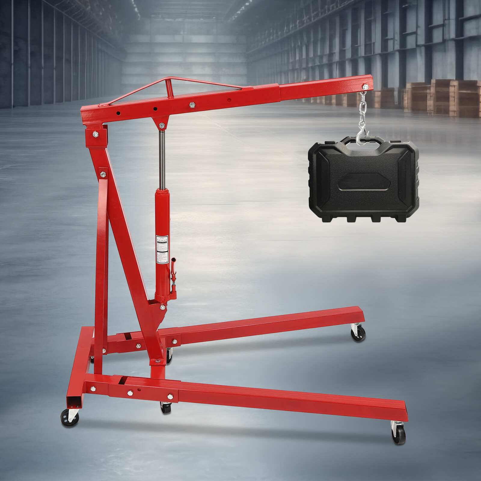 4409LBS 2 TON Heavey Duty Engine Motor Hoist Cherry Picker Shop Crane Lift New