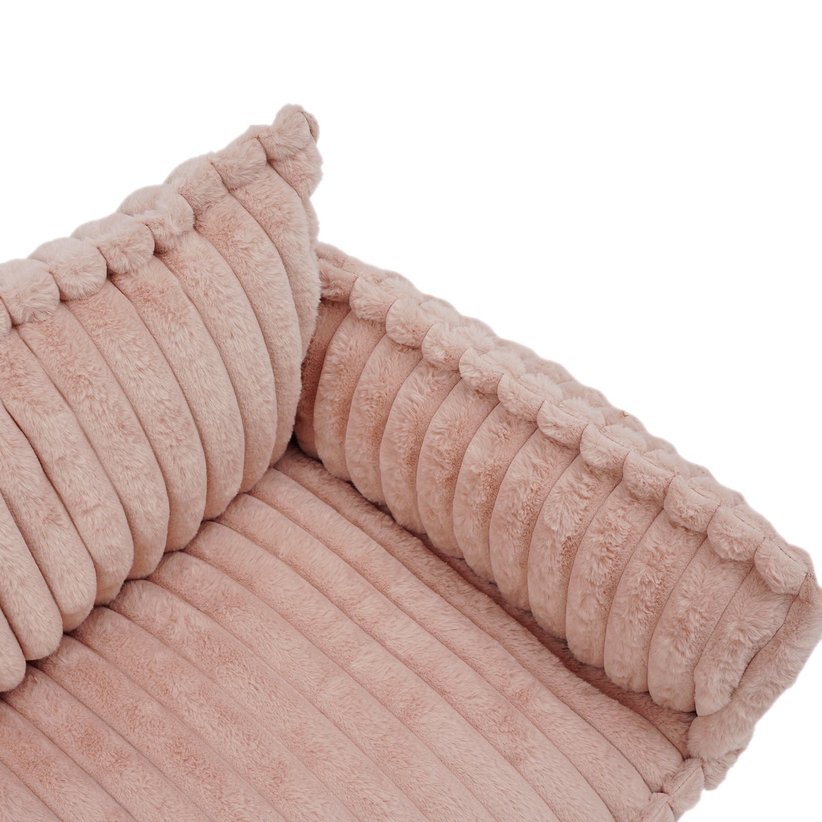 Pet Couch with Removable Washable Cover, Pet Couch Bed for Dog and Cat, Calming