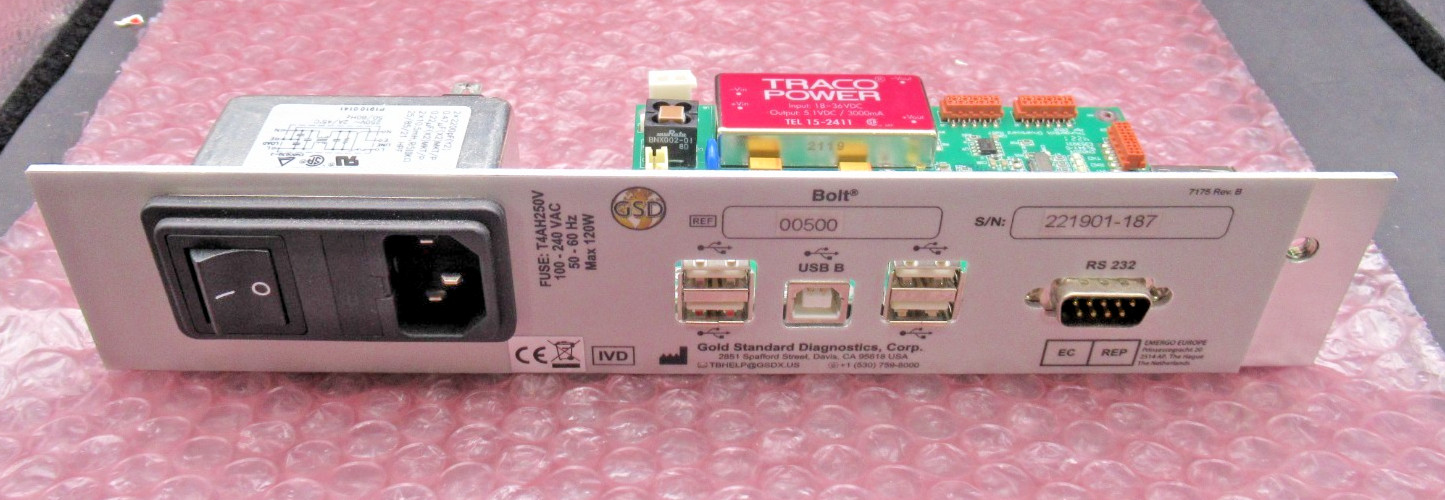 Gold Standard Diagnostics The Bolt 00500 Controller Module *NEW*