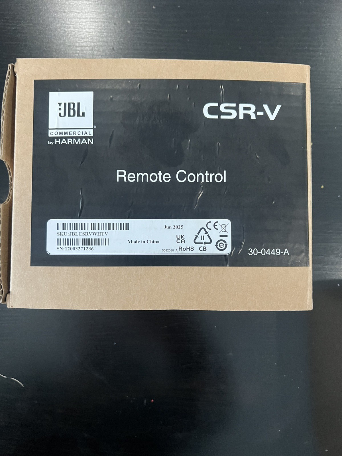 JBL Professional CSR-V-WHT Wall Controller with Volume Control New In Box!