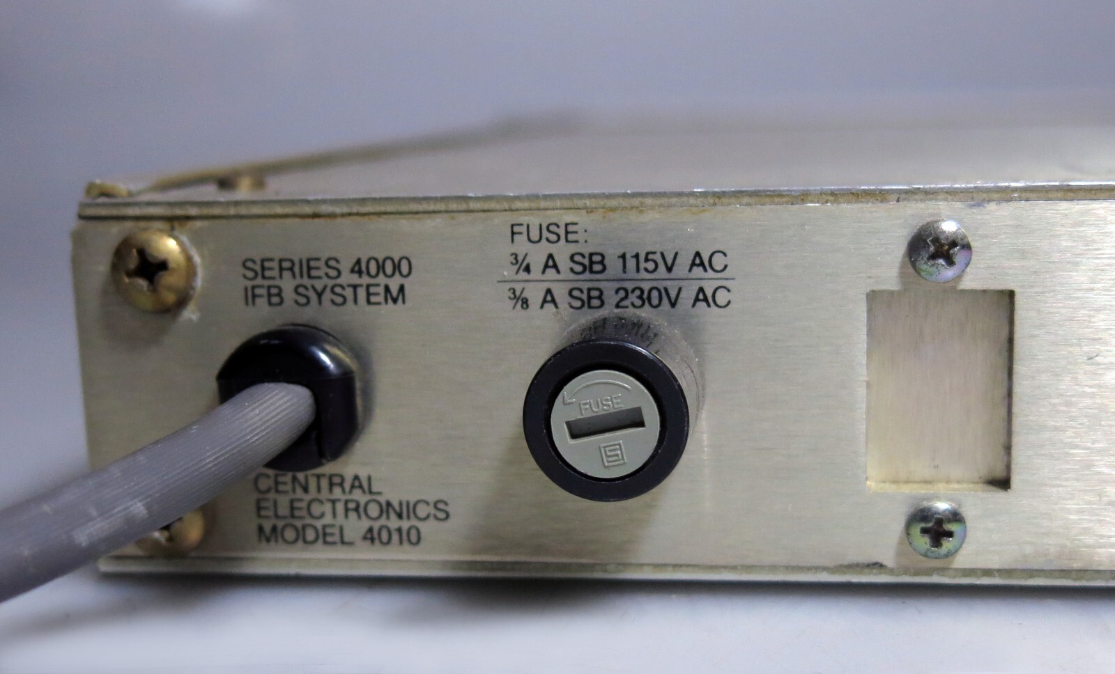 RTS Telex Model 4010 Central Electronics Series 4000 IFB System