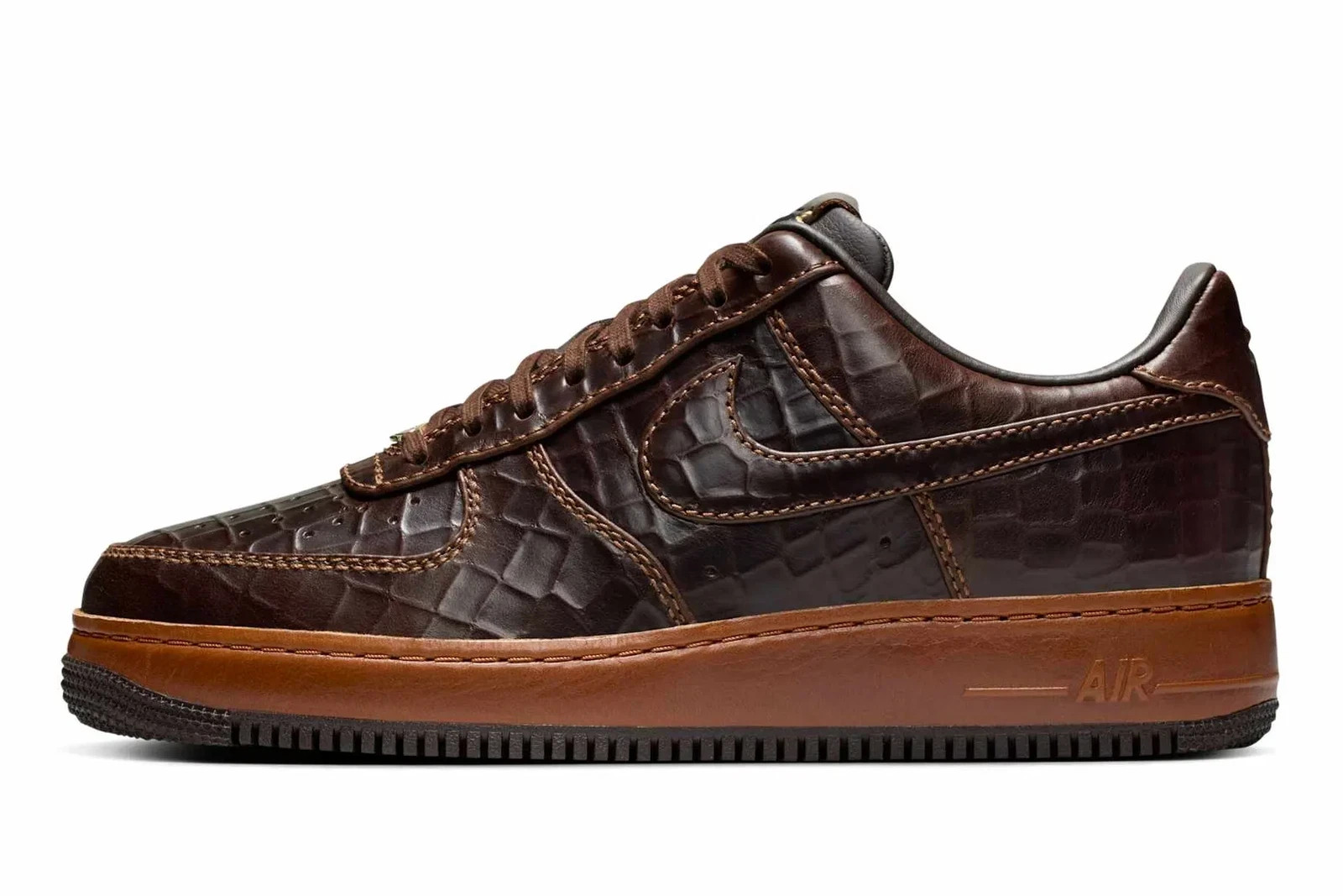 AF1 Low 'Fauna Brown Croc' Croc Leather II7090-222 Men's Size US 7-12