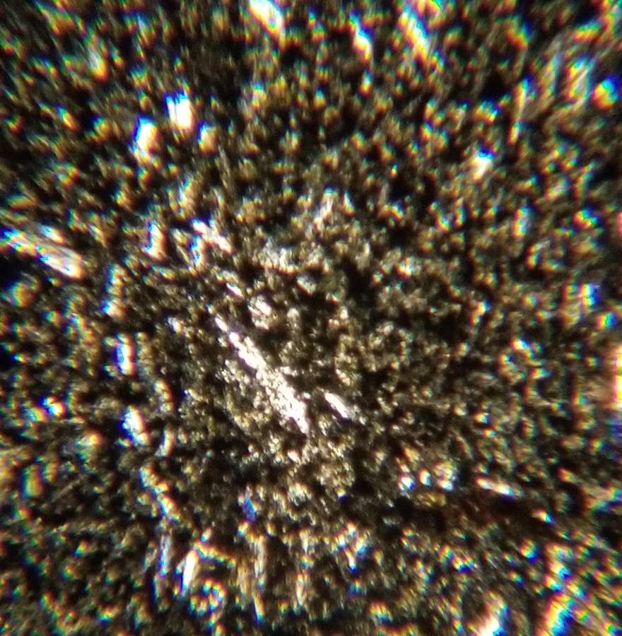 Thin-section Mount from IRDP Borehole Petrographic Microscope Slide IRDP 235.95