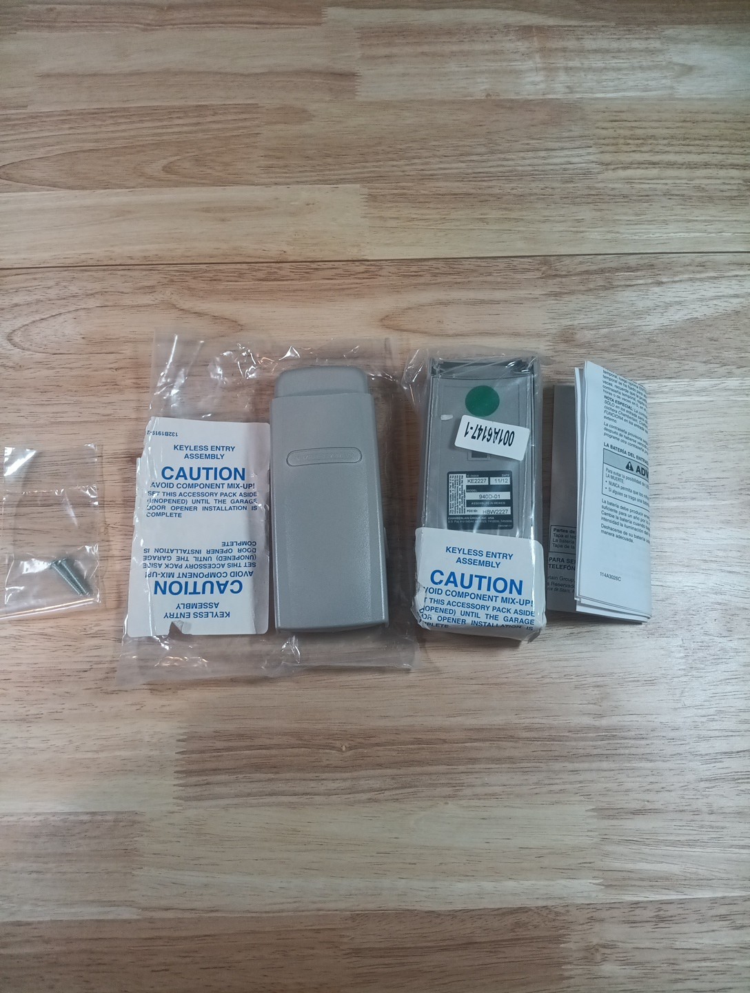 2 Chamberlain Power Drive Wisper Security+ Wireless Keyless Entry New