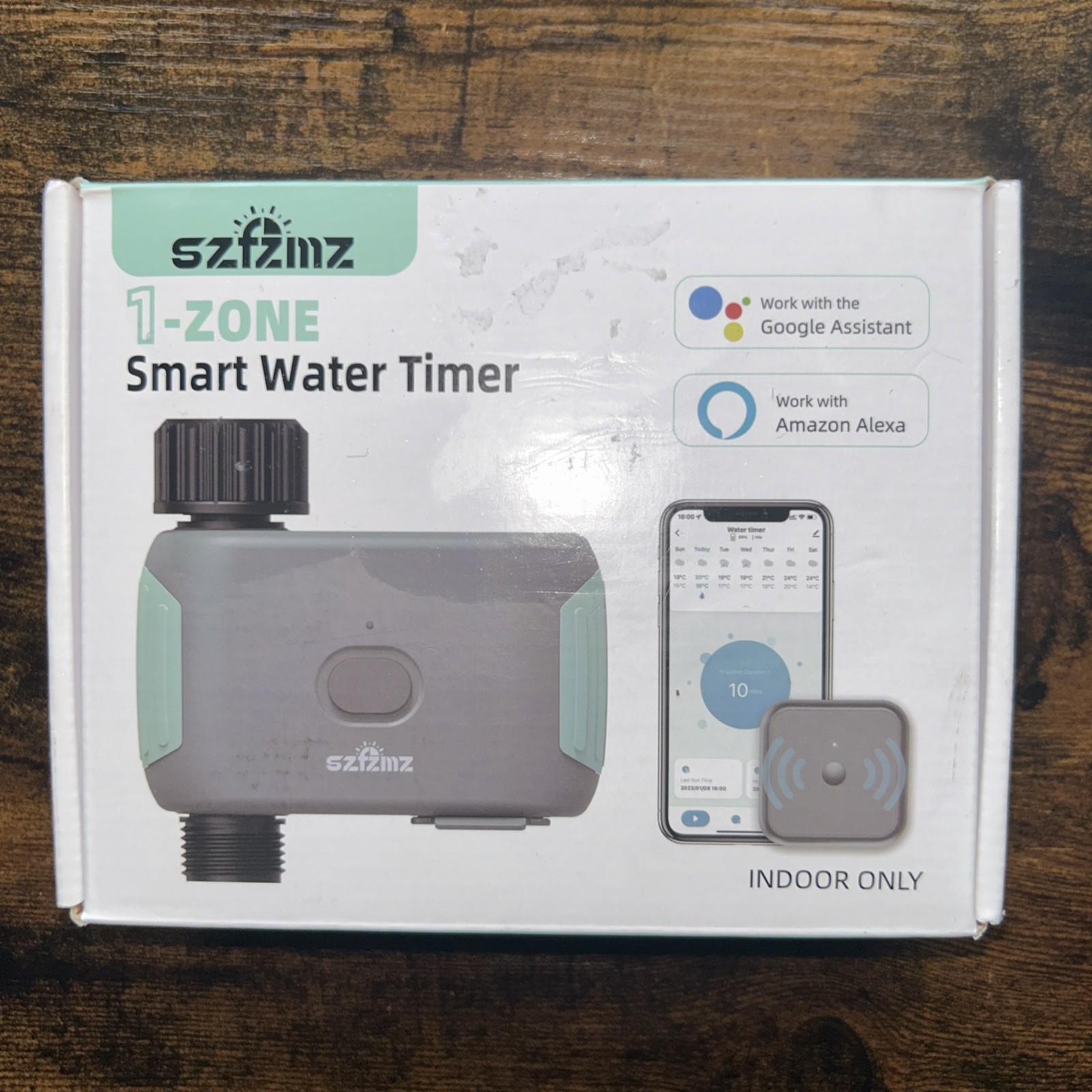 1-Zone Wi-Fi Smart Water Timer ~ Indoor Only ~ Works With Alexa/Google