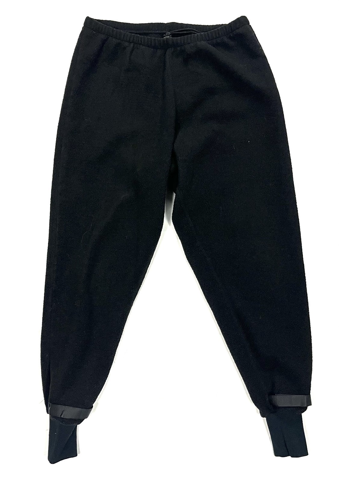 REDHEAD Men's XL Black Fleece Pants Jogger Made USA Vintage 90s Polyester Warm