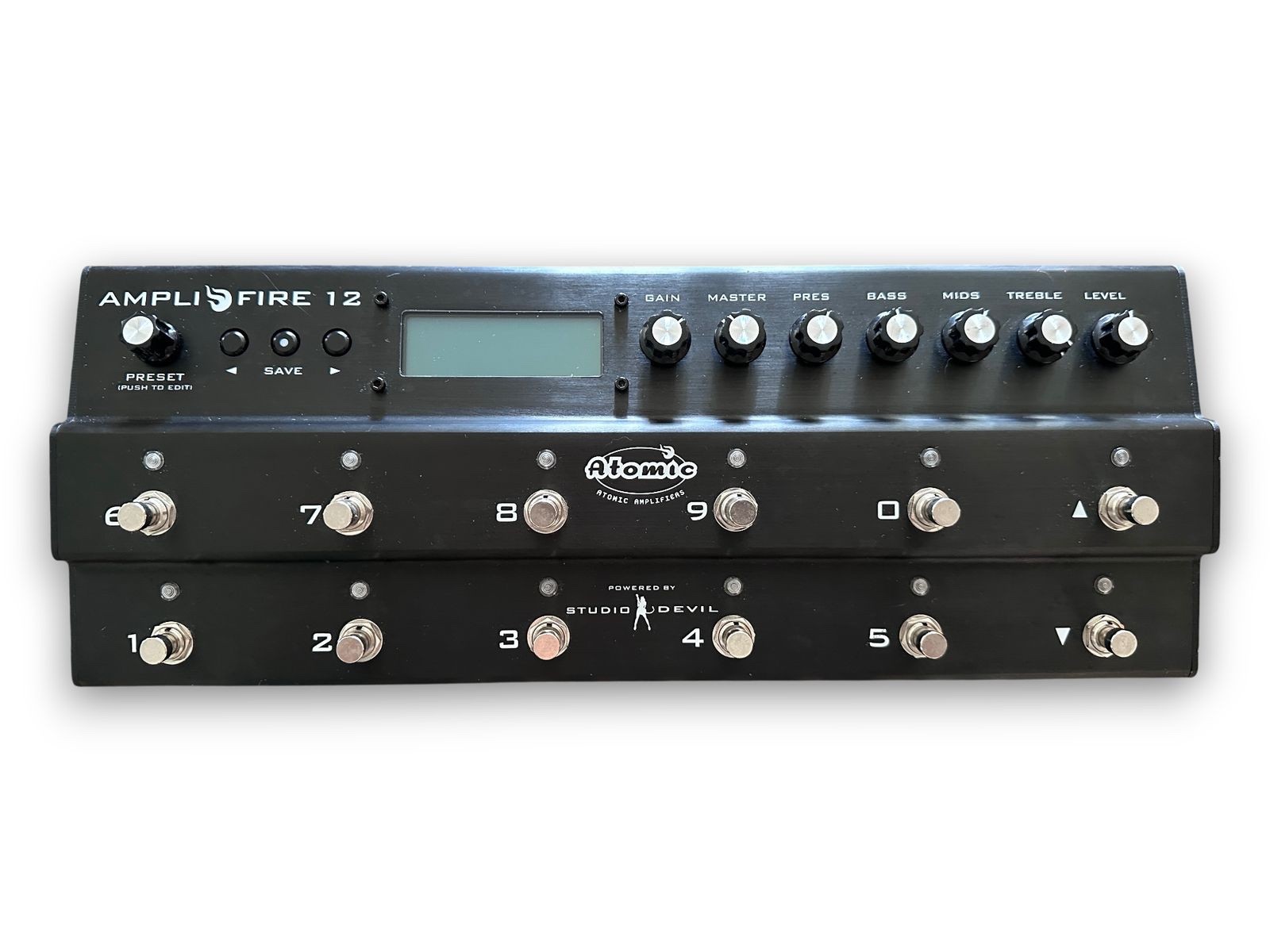 Atomic AmpliFIRE 12 Guitar Multi-Effects Amp Modeler Pedal