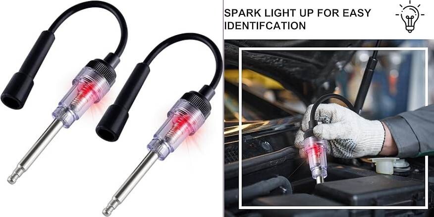 Probador de bujías en línea, probador de encendido de motor enchufable, neuvo.