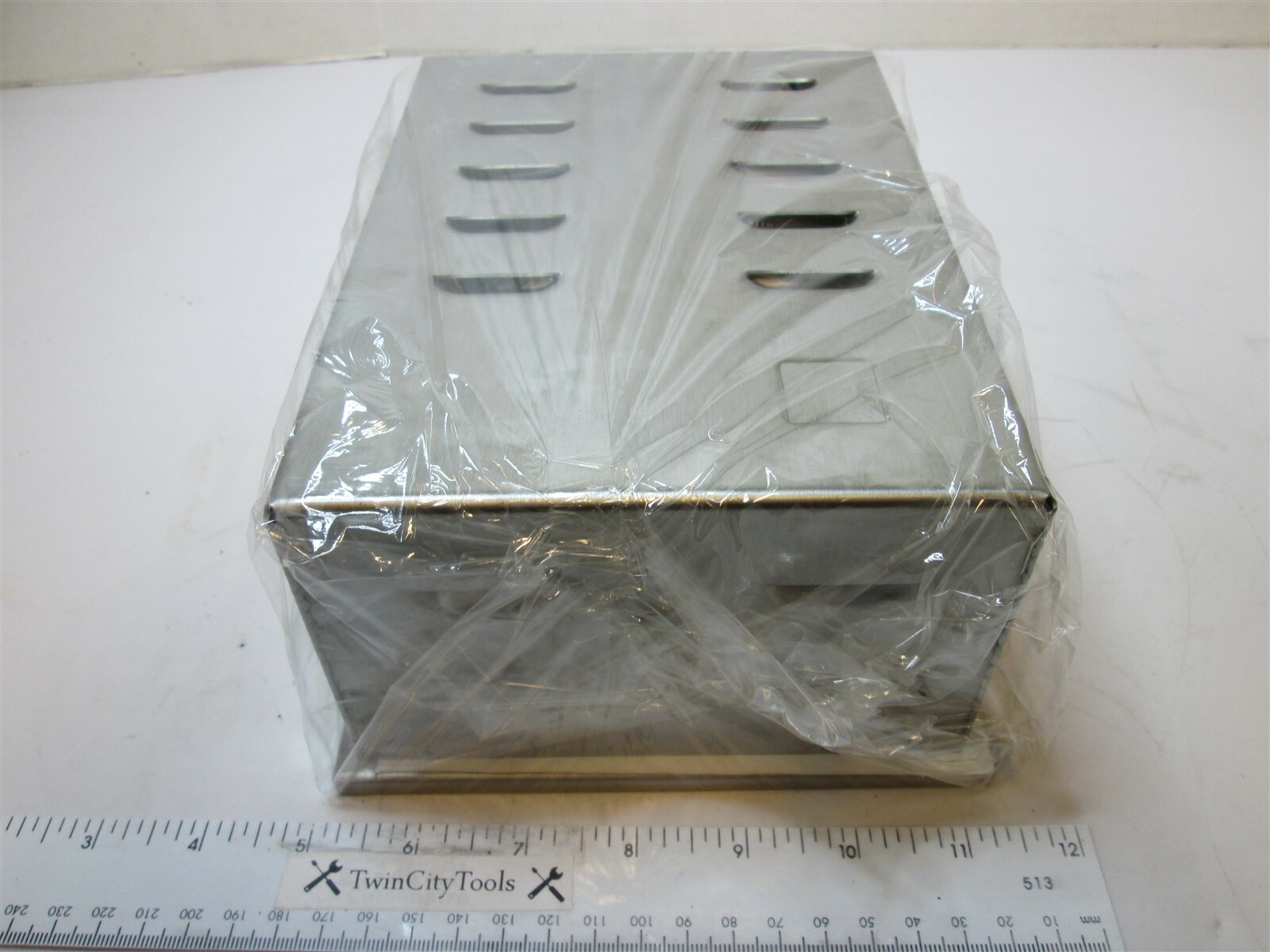 Silver Stainless Steel Universal Thermostat Guard 3-3/8" x 7-7/8" New