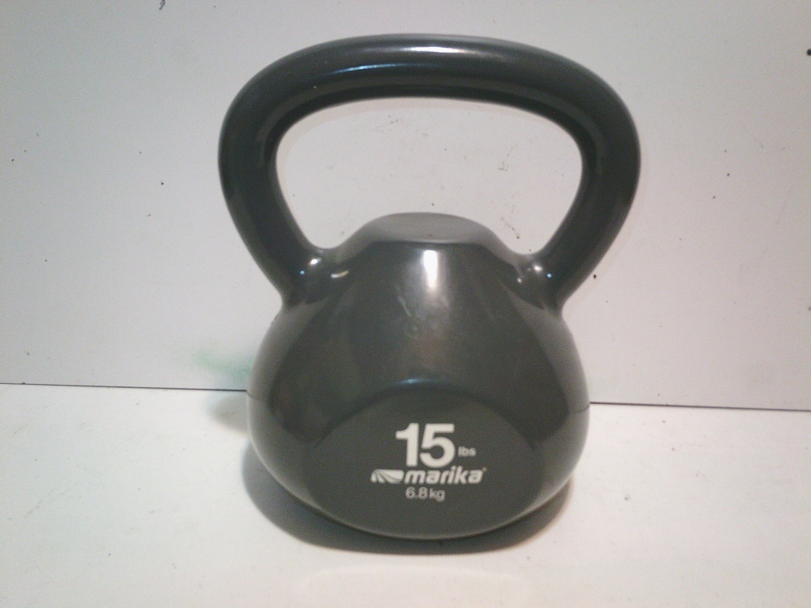 Clean 15LB / 6.8kg  marika Vinyl Coated Kettle Bell Weight FREE SHIPPING