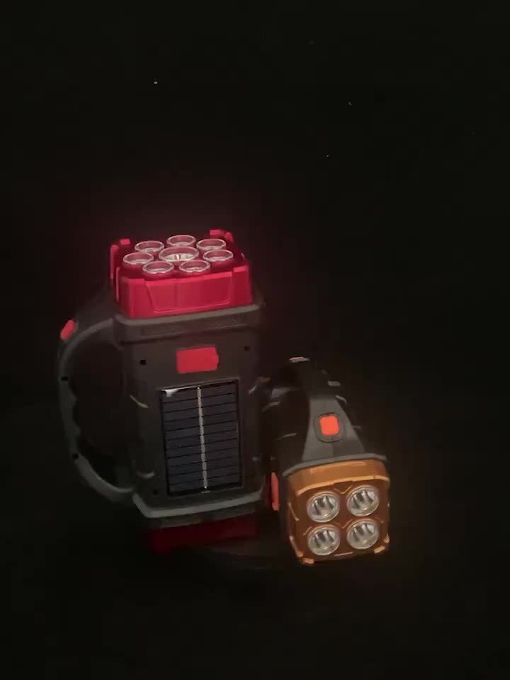 150 Lumens Dual Light Source Portable Solar Flashlight