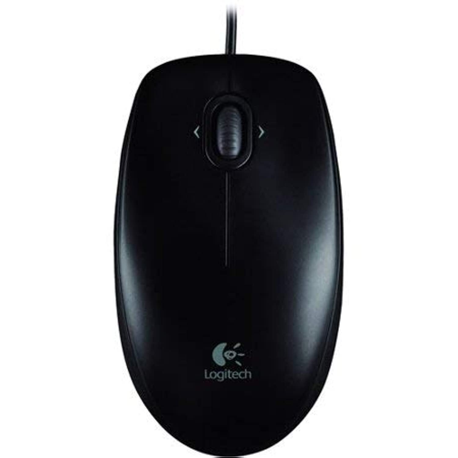 Logitech M100 USB Optical Wired Mouse, Black 910-001601