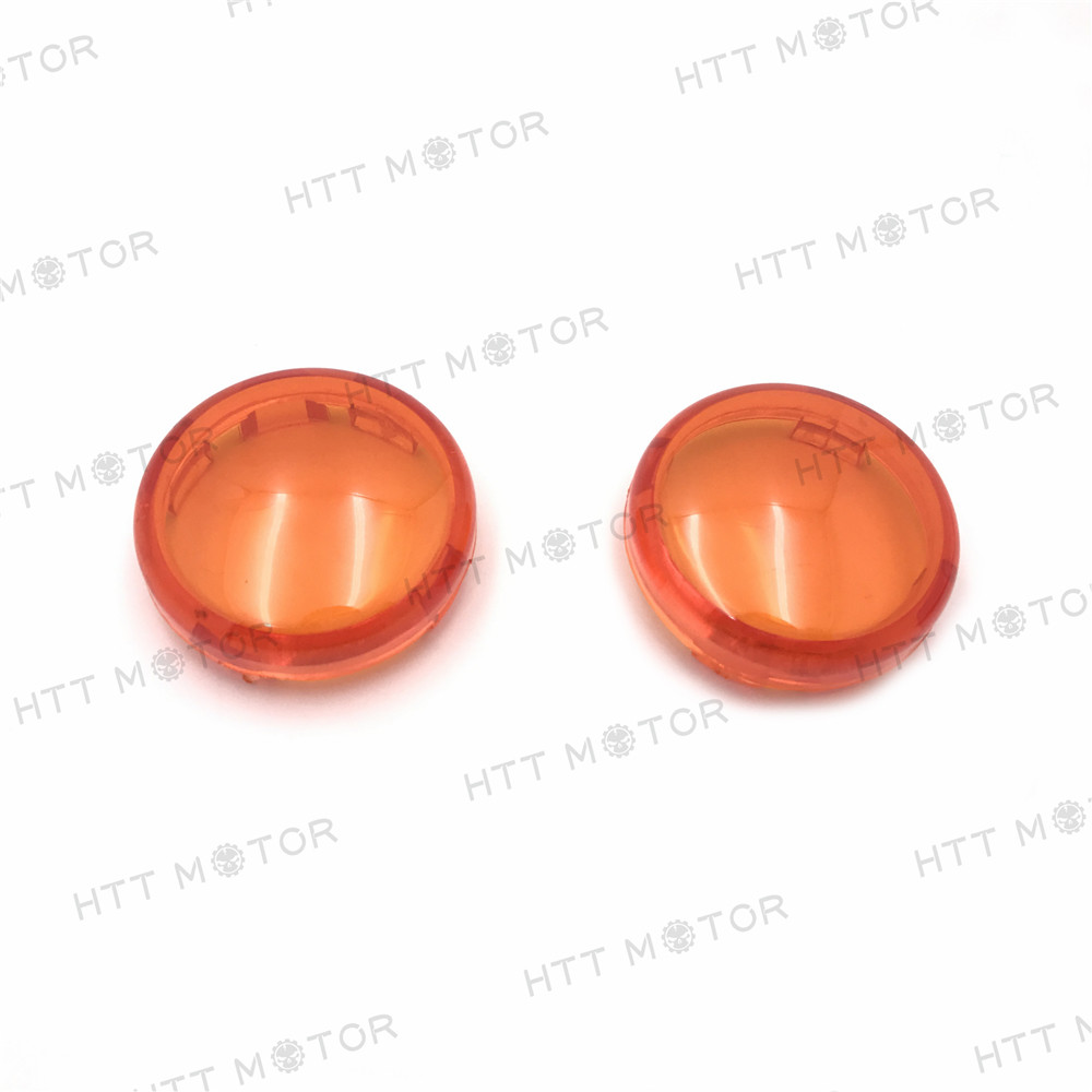 Turn Signal Lens Cover Top For 00-13 Harley Softail Dyna Glide Sportsters Orange