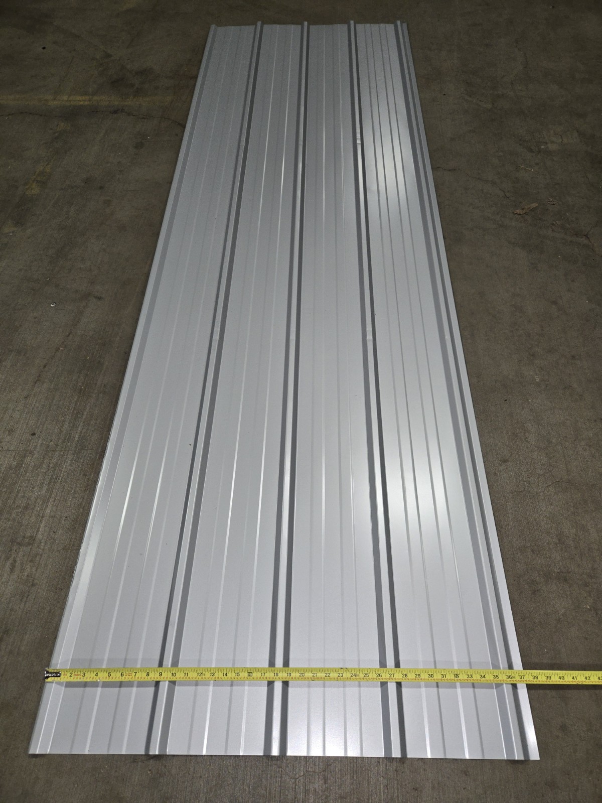 Corrugated Metal Roof Wall 28 Gauge Panel Sheets 118-1/8" X 36" Rib 5/8" Tall