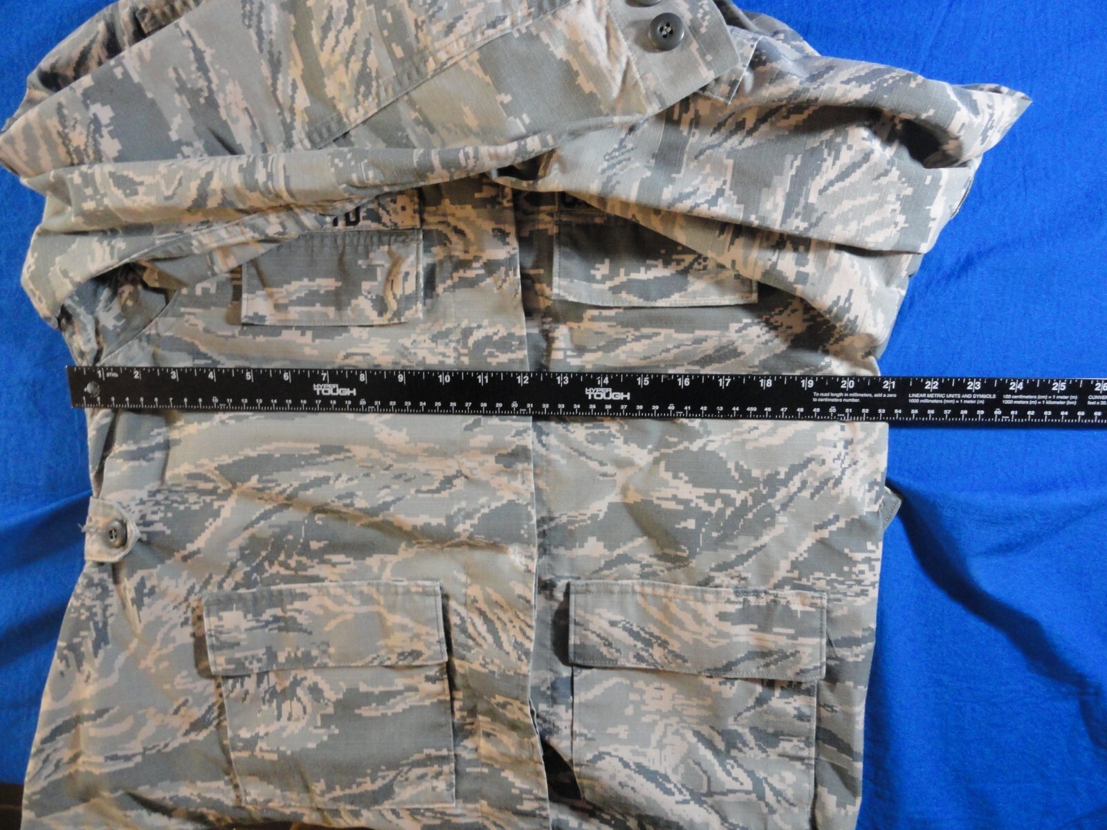 USAF U.S. AIR FORCE ABU TIGER STRIPE CAMO MATERNITY UTILITY UNIFORM JACKET MS
