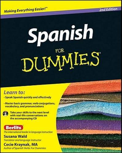 Spanish For Dummies - Paperback By Wald, Susana - ACCEPTABLE