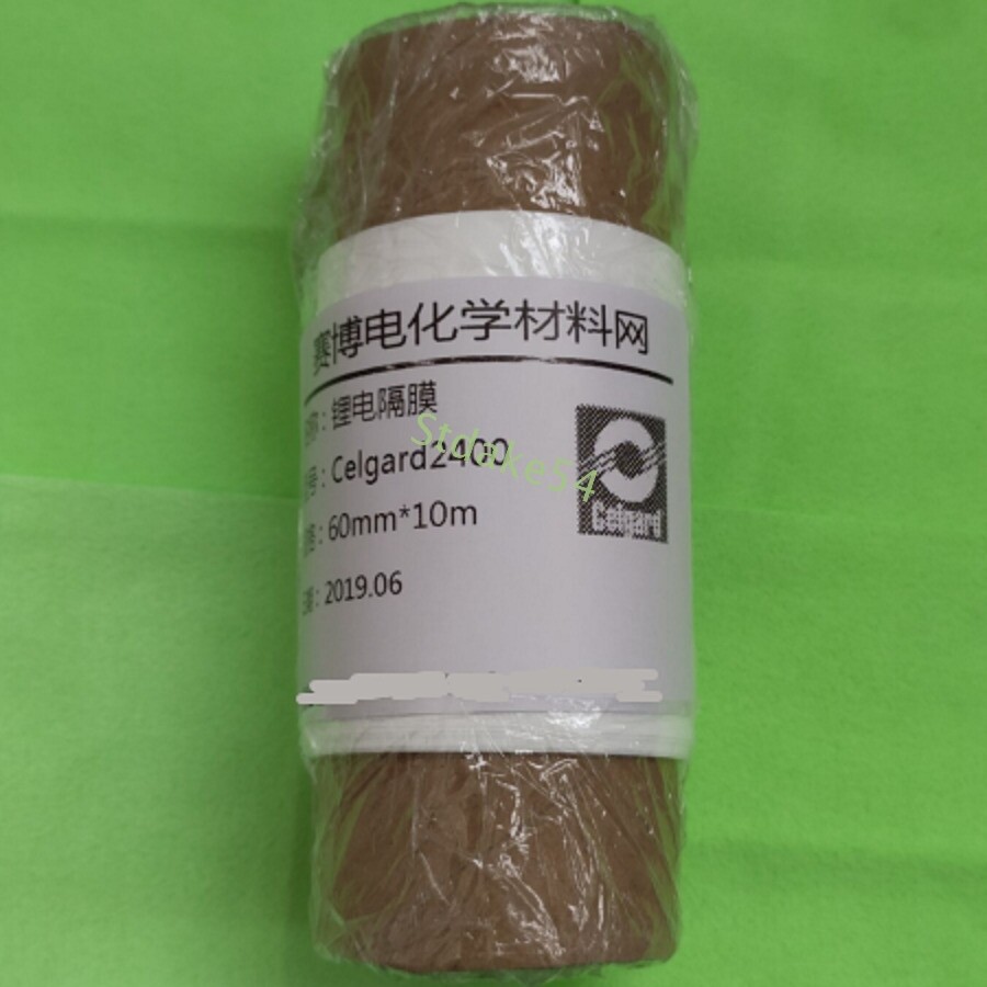 Celgard 2400 Monolayer PP Separators for Lithium Buttery 1pcs