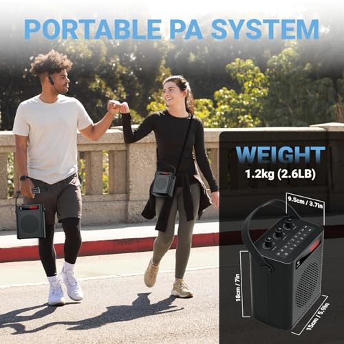 Voice Amplifier Wireless Microphone/Handheld Mic with 4 Sound Effects S95 |