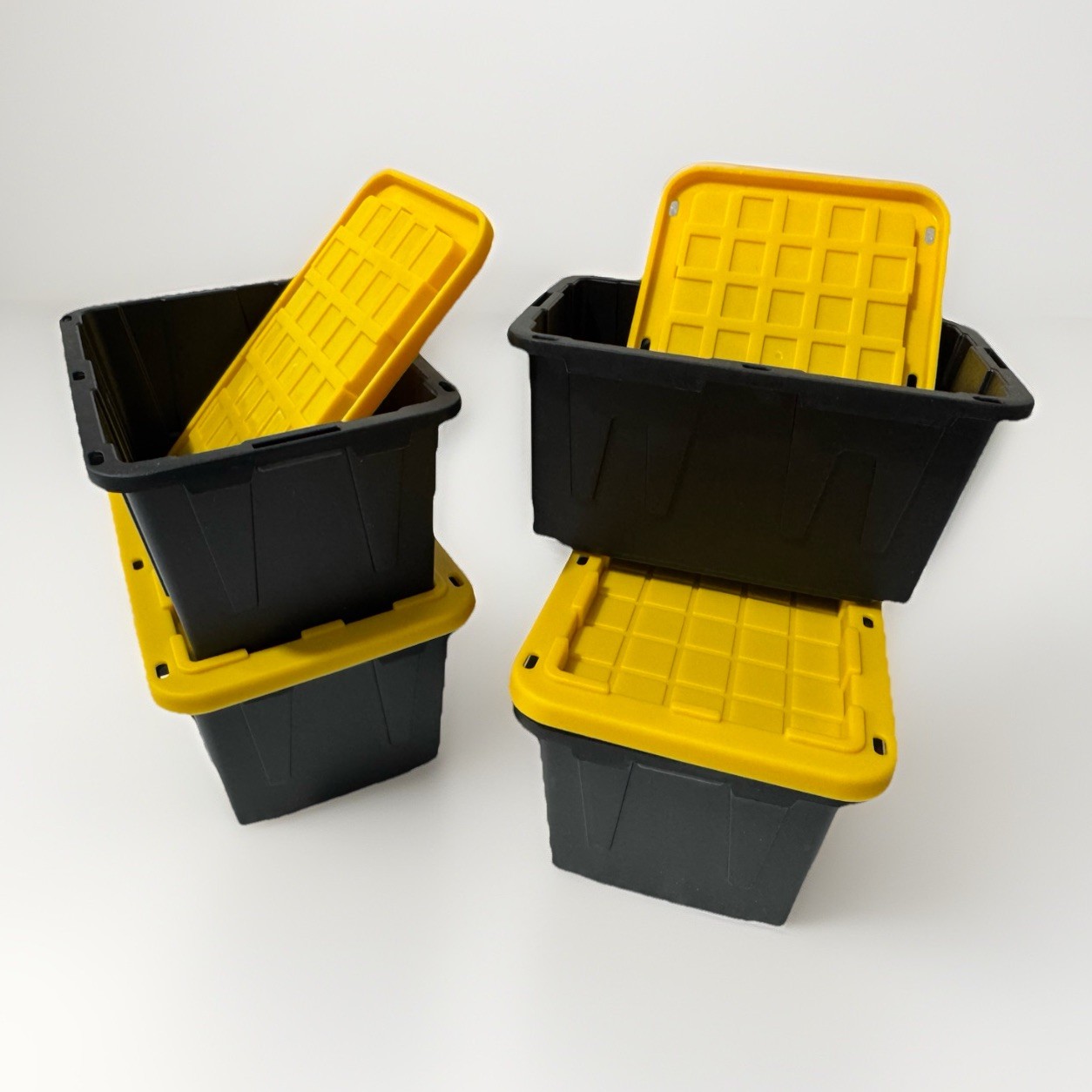 Set Of 4 Lowe’s Teeny Tote Tiktok Viral Mini Plastic Storage Totes New 2025 Gift