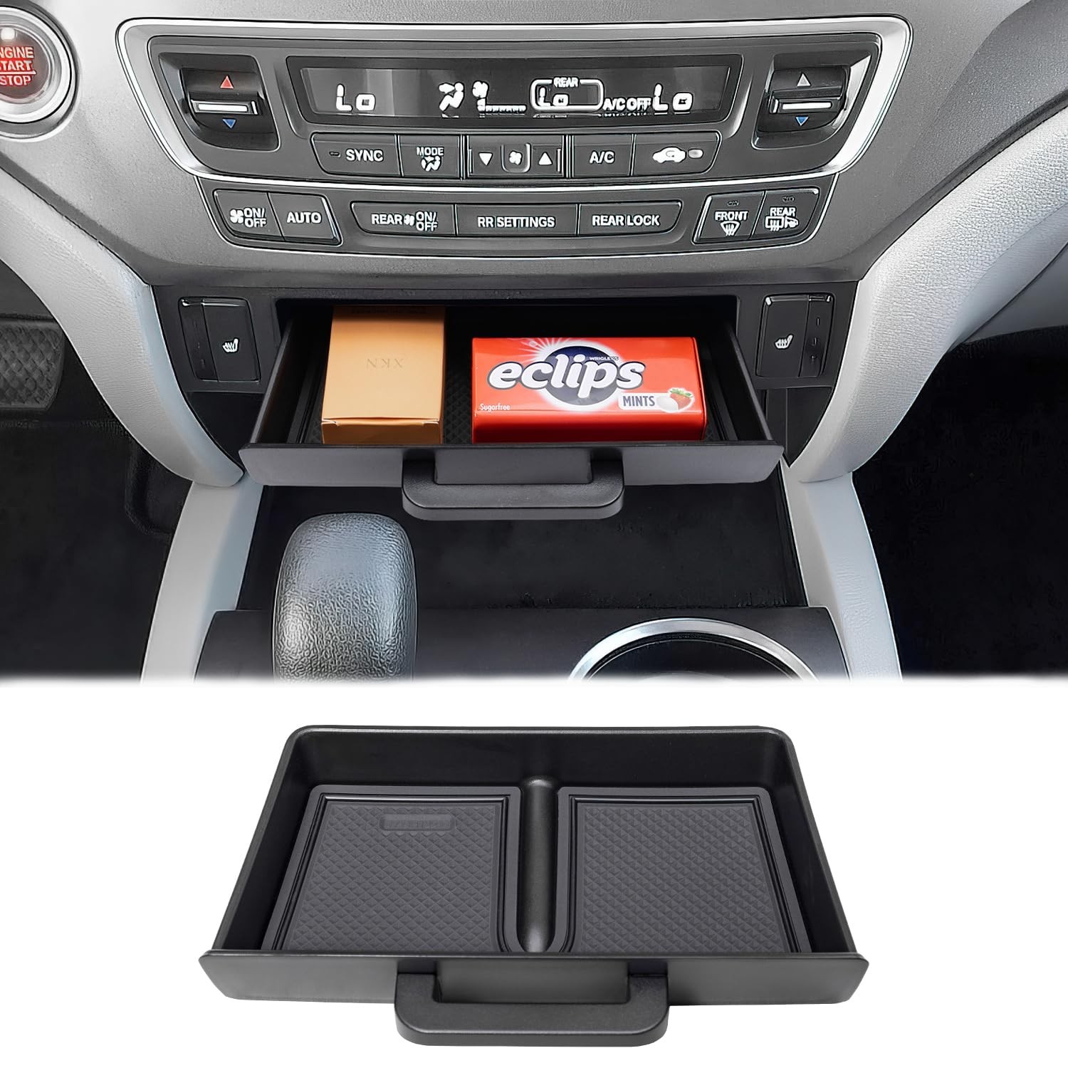 PIMCAR Removable Tray for 2016-2022 Honda Pilot/2017-2026 Honda Ridgeline/201...