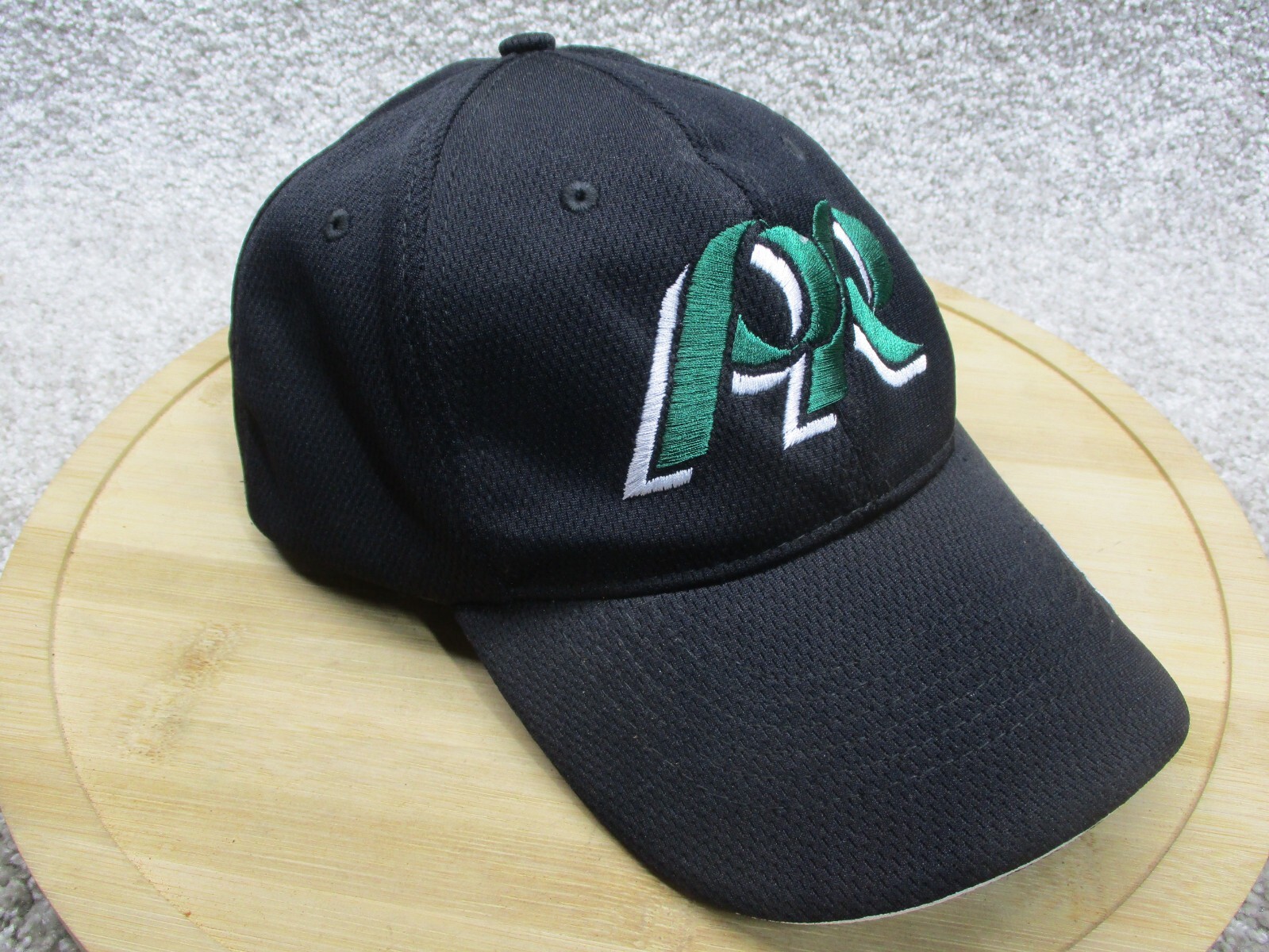 Nike Golf Hat Black Green PR Embroidered Logo Adult Stretch Fit Medium Large GUC