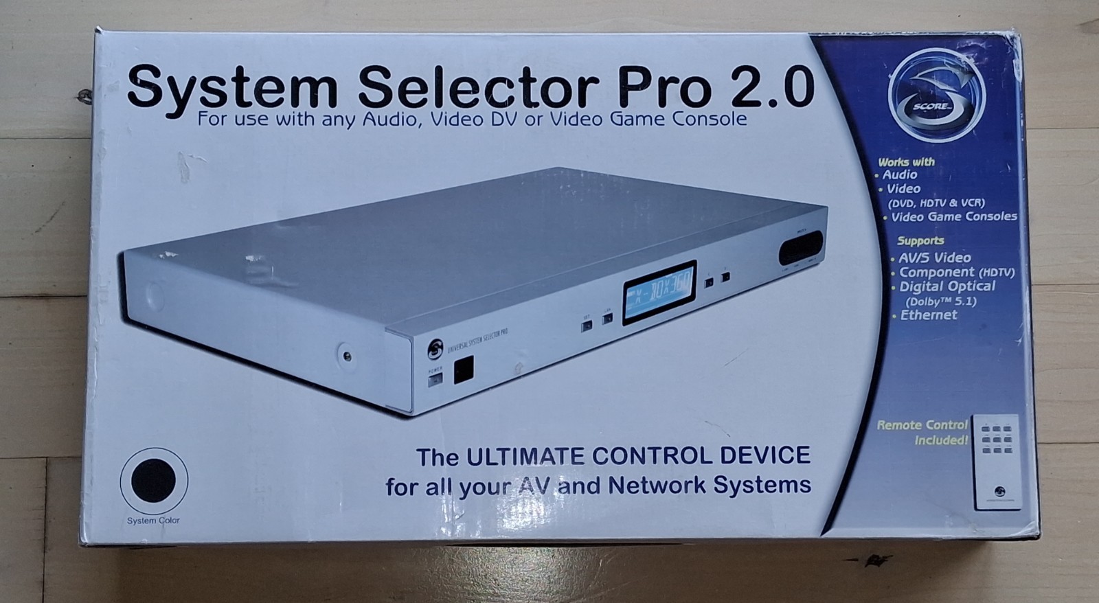 Pelican / Score System Selector Pro 2.0 BLACK W/ Remote, Cable New Open Box
