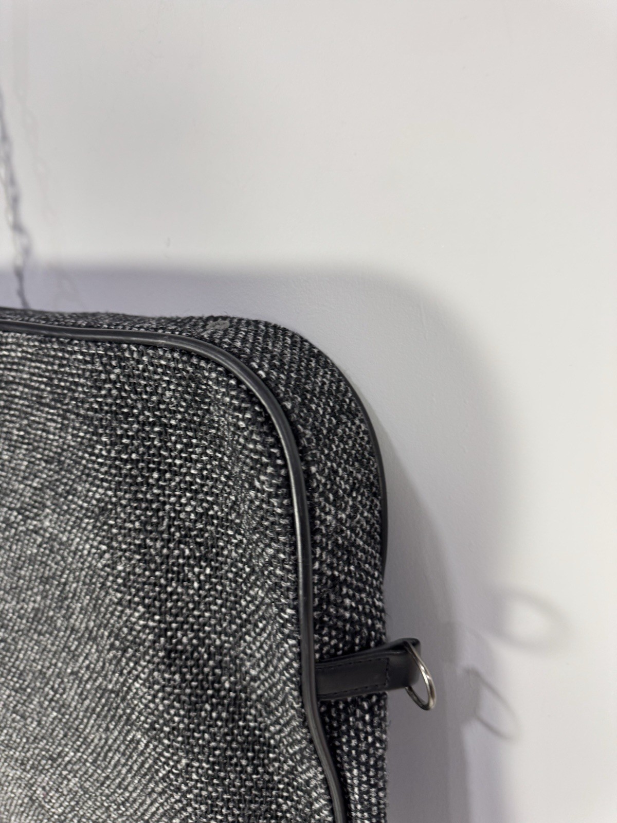 Givenchy Lugguage Weekend Garment Wardrobe Bag Charcoal Grey Tweed - EUC!