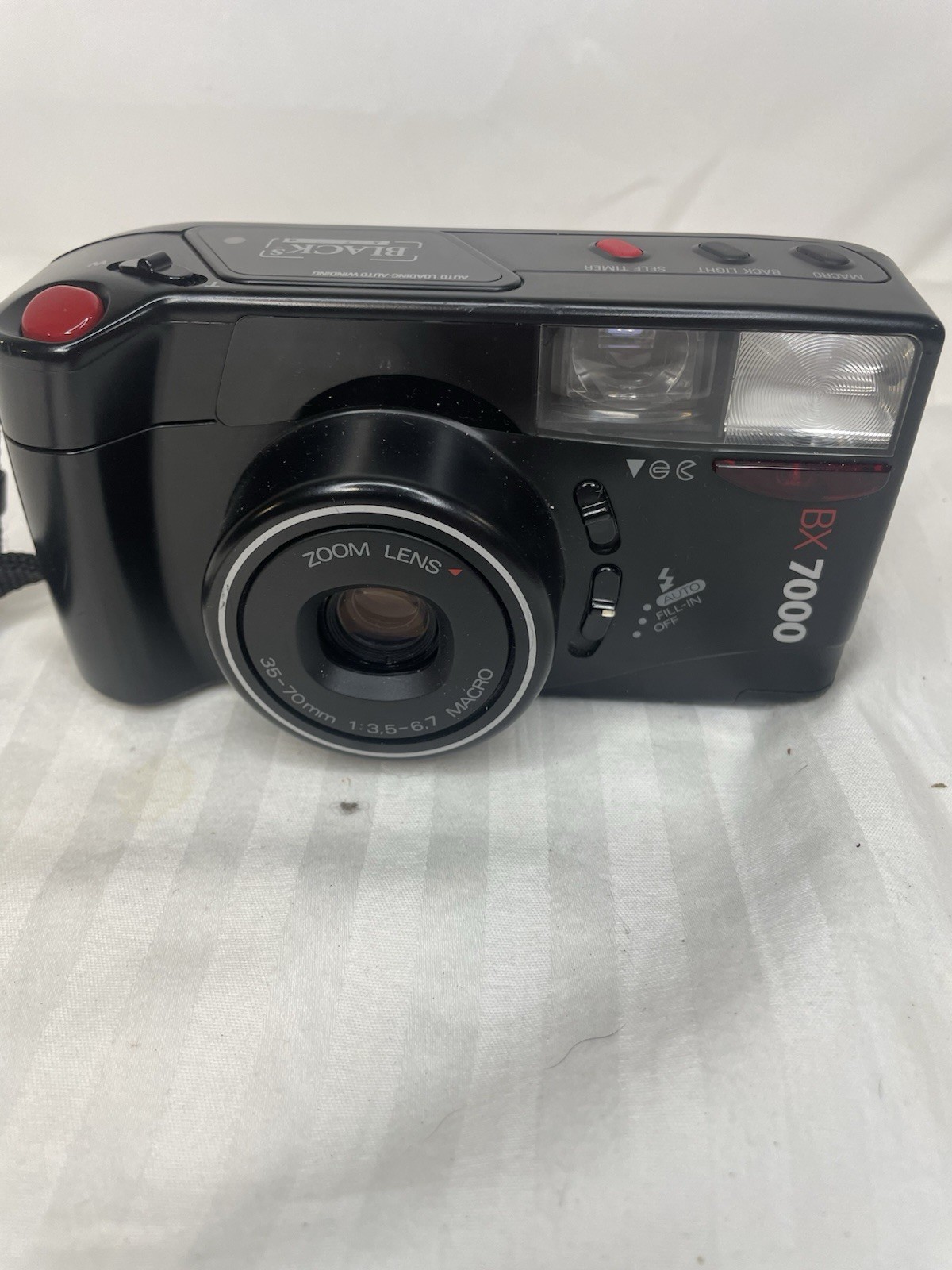 Blacks 35mm Camera BX7000 Zoom Date Tested Working